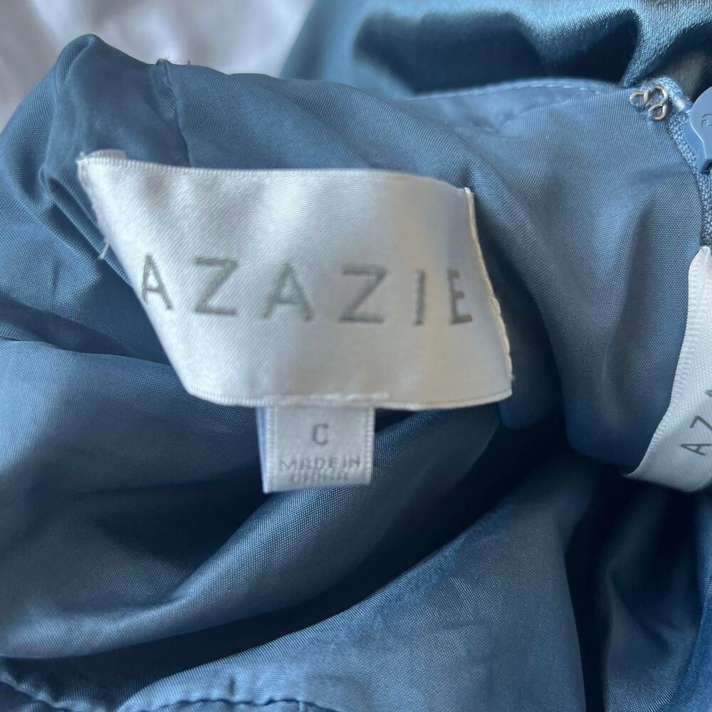 Azazie Women's Blue Dress - Picture 8 of 8